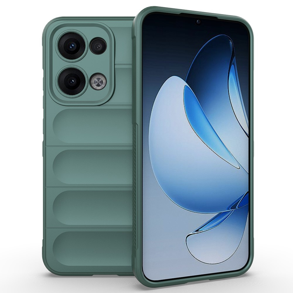 Oppo Reno 13 Gaming-schutzhülle, Stoßfest, Grün