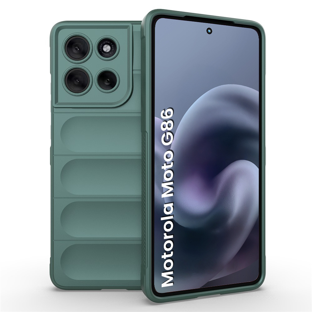 Motorola Moto G86 Power 5g Gaming-schutzhülle, Stoßfest, Grün