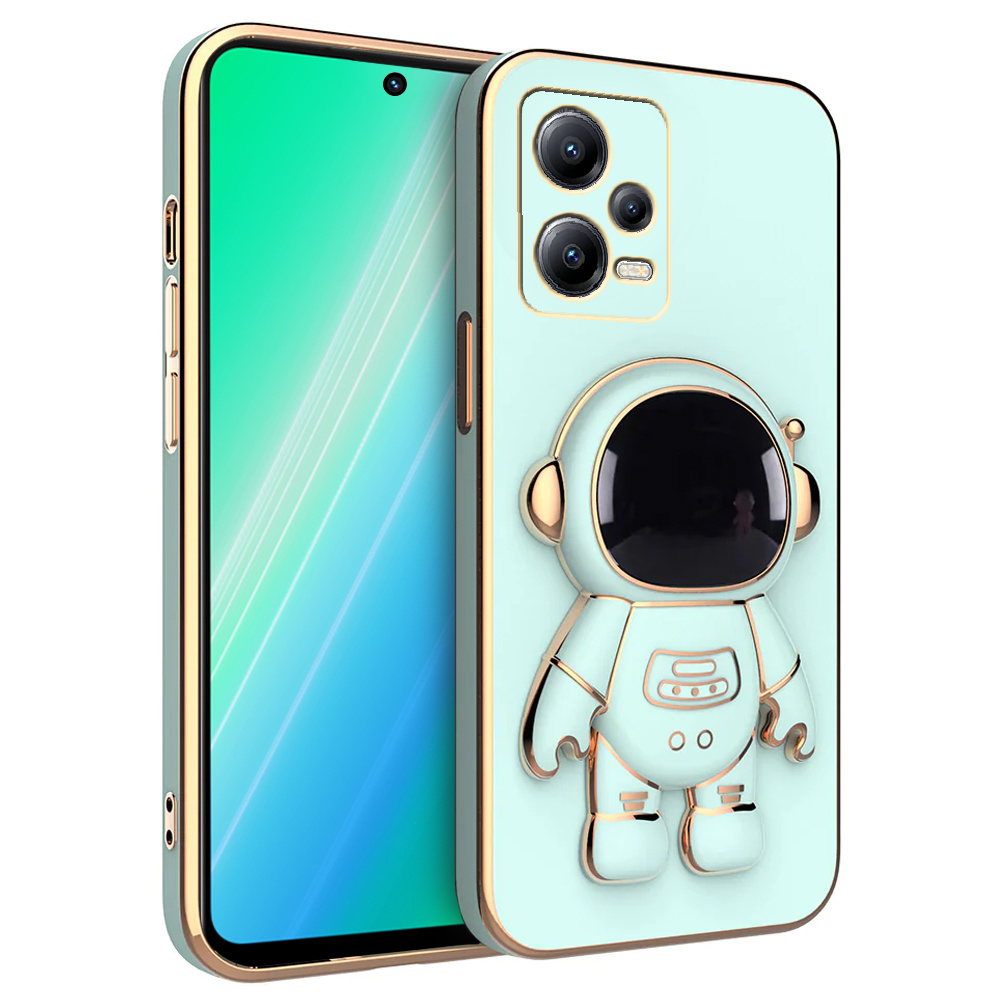 Schutzhülle Für Xiaomi Redmi Note 12 5g / Poco X5 5g, Astronautenmotiv, Grün