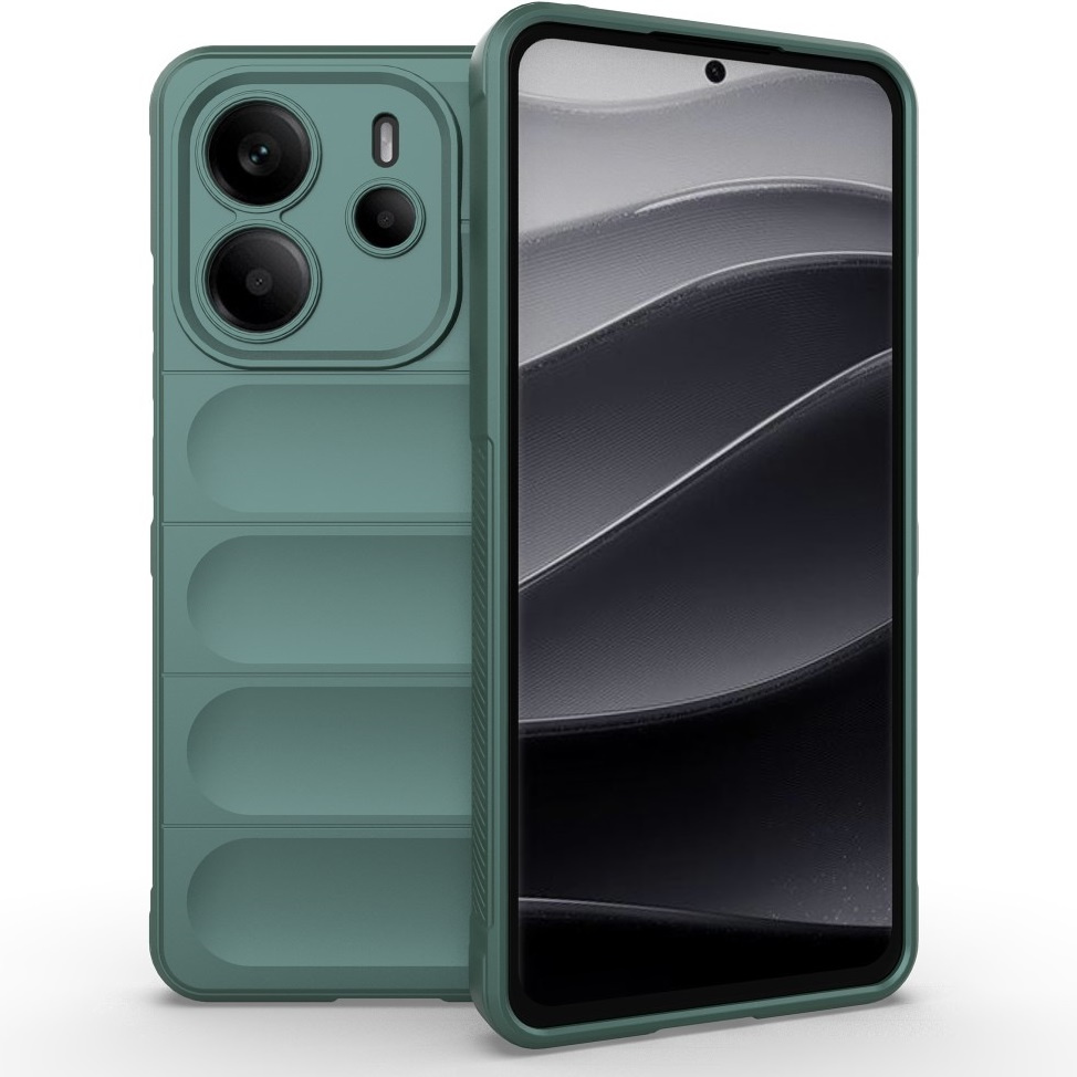 Schutzhülle Für Xiaomi Redmi Note 14 4g, Stoßfest, Für Gaming, Grün