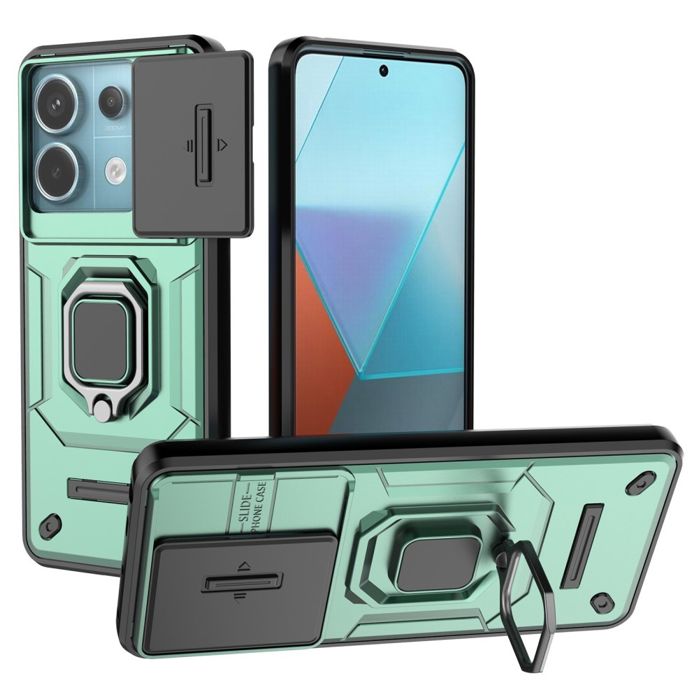 Kamera-objektiv-schutzhülle Mit Ständer Für Xiaomi Redmi Note 13 Pro 5g, Grün