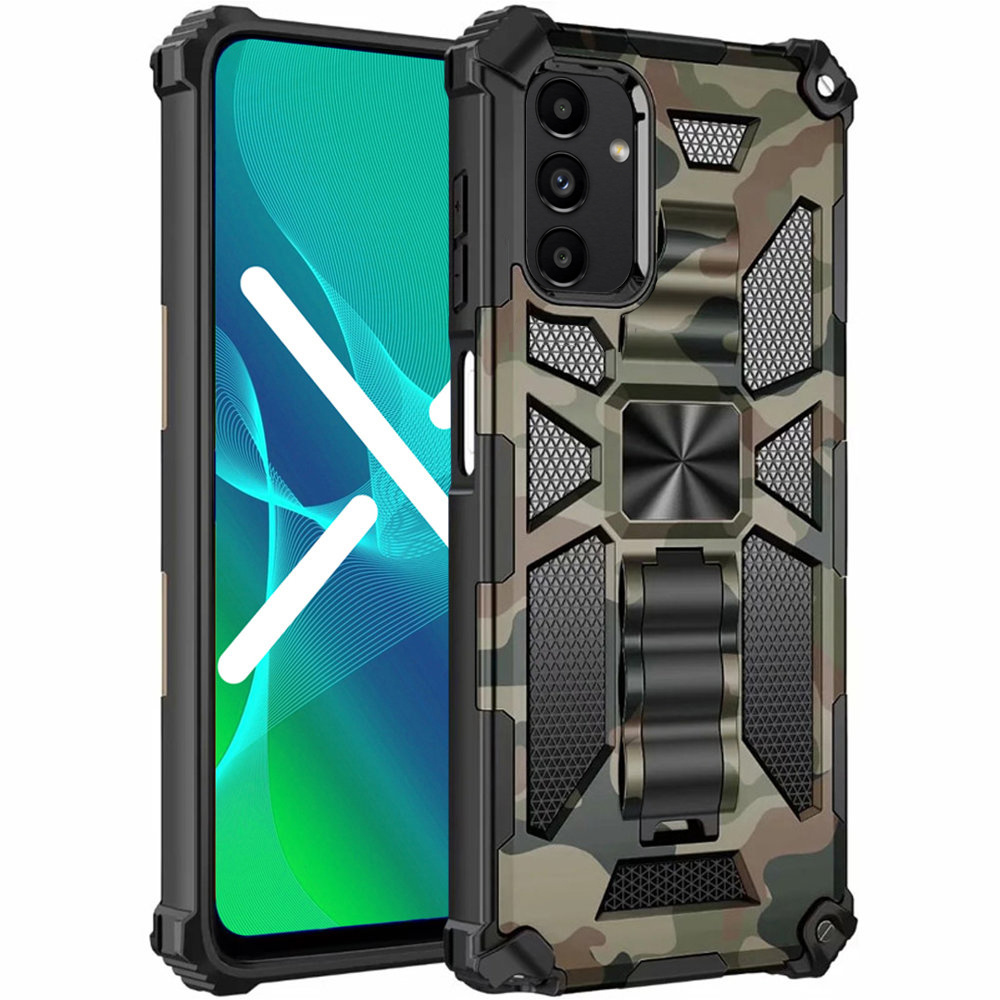 Schutzhülle Für Samsung Galaxy A04s / A13 5g, Armor Kickstand, Grün