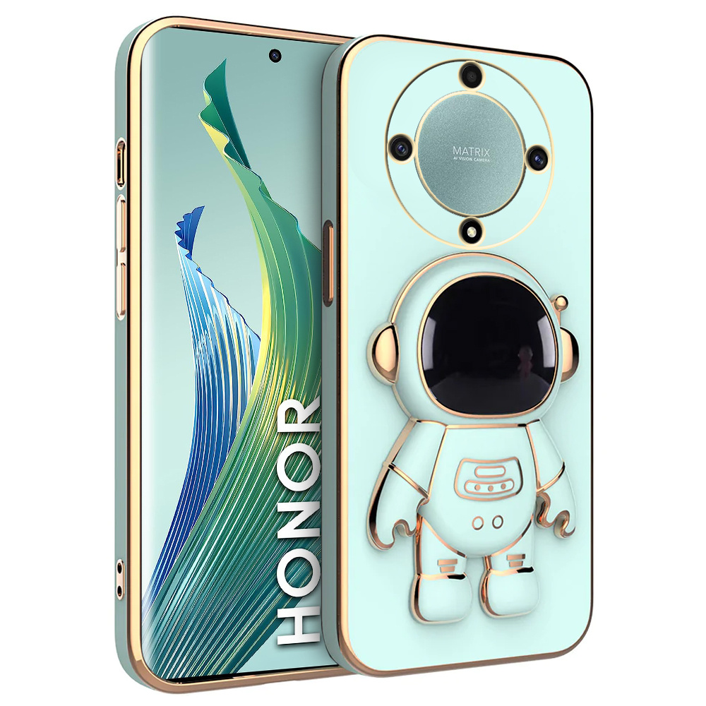 Honor Magic 5 Lite Hülle, Astronaut, Grün