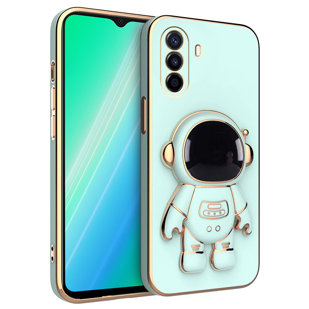 Huawei Nova Y70 Hülle, Astronaut, Grün