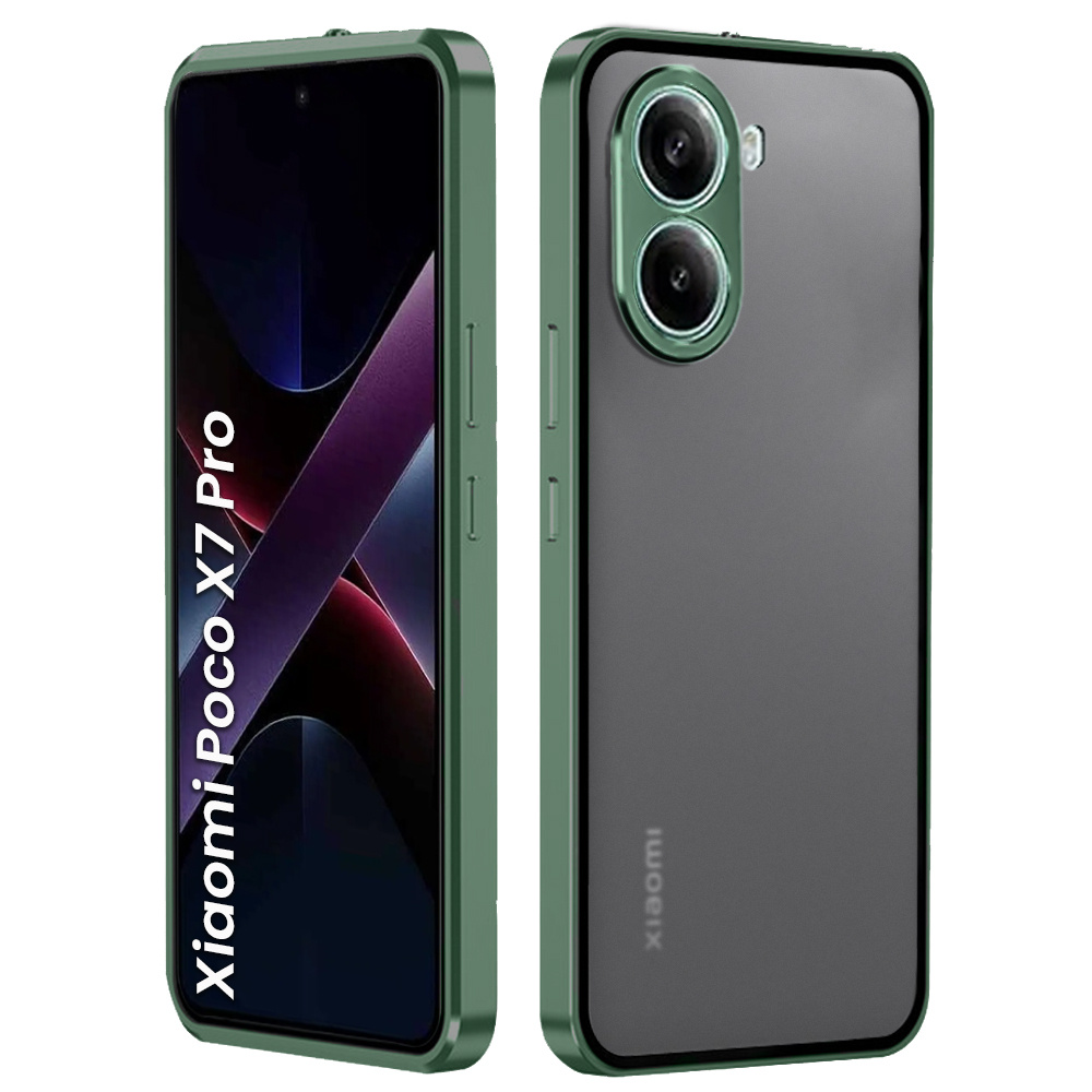 Schutzhülle Für Xiaomi Poco X7 Pro 5g, Rahmenhülle, Grün