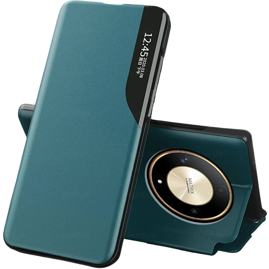 Honor Magic 6 Lite 5g Flip Case, Seitenansicht, Grün