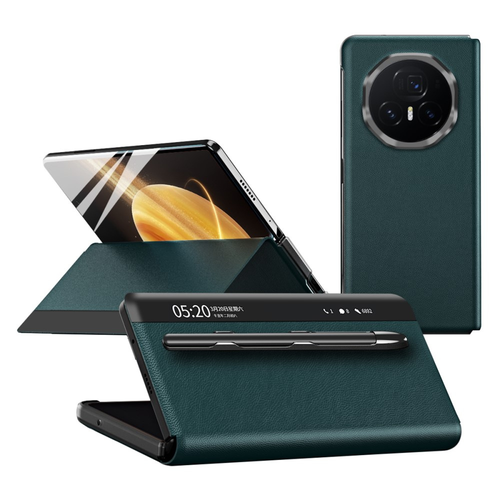 Honor Magic V3 5g Flip Case, Seitenansicht, Mit Stift, Grün