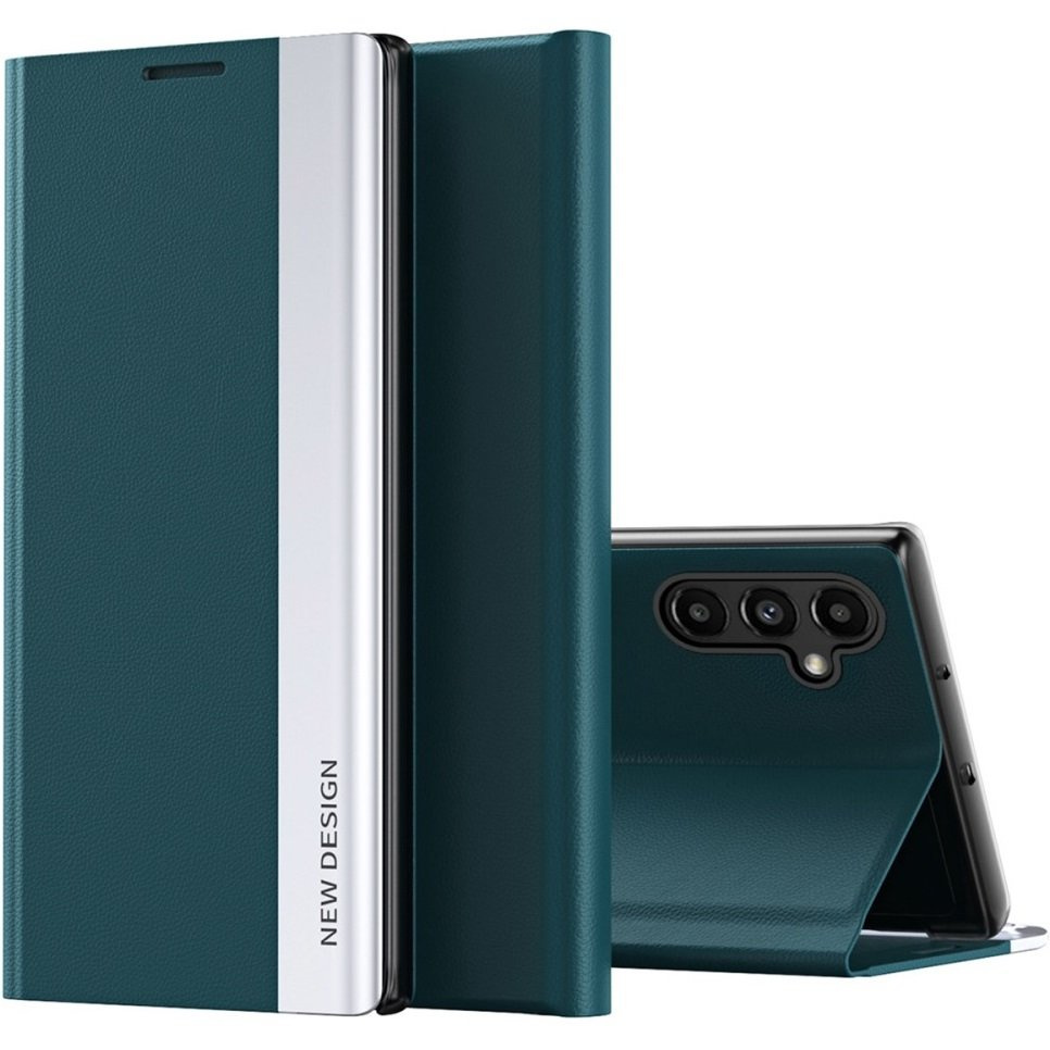 Samsung Galaxy A14 4g/5g Klapphülle, Seitlich Magnetisch, Grün