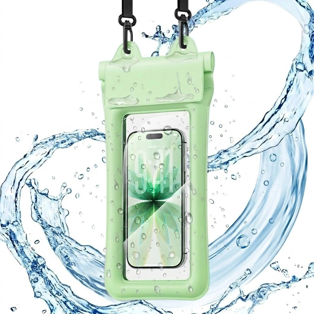 Essager Es-fsd04 Ipx8 Wasserdichte Handyhülle, Universell, Mit Tragegurt, Grün