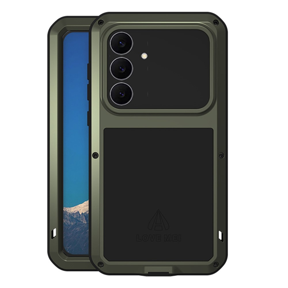 Mei Schutzhülle Für Samsung Galaxy S25 Fe, Mit Glas Geschützt, Grün