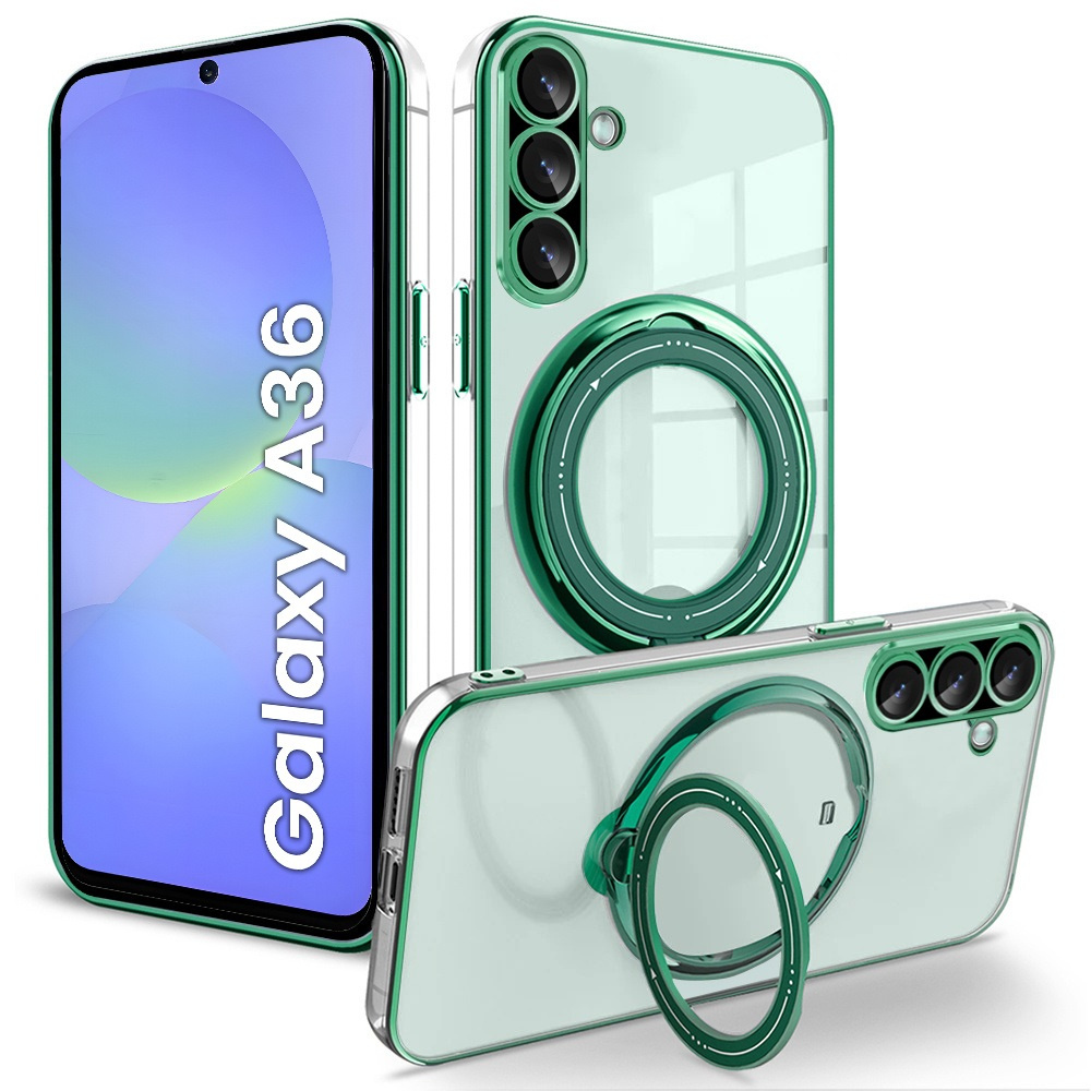 Magnetische Hülle Für Samsung Galaxy A36 5g, Mit Magsafe, Grün