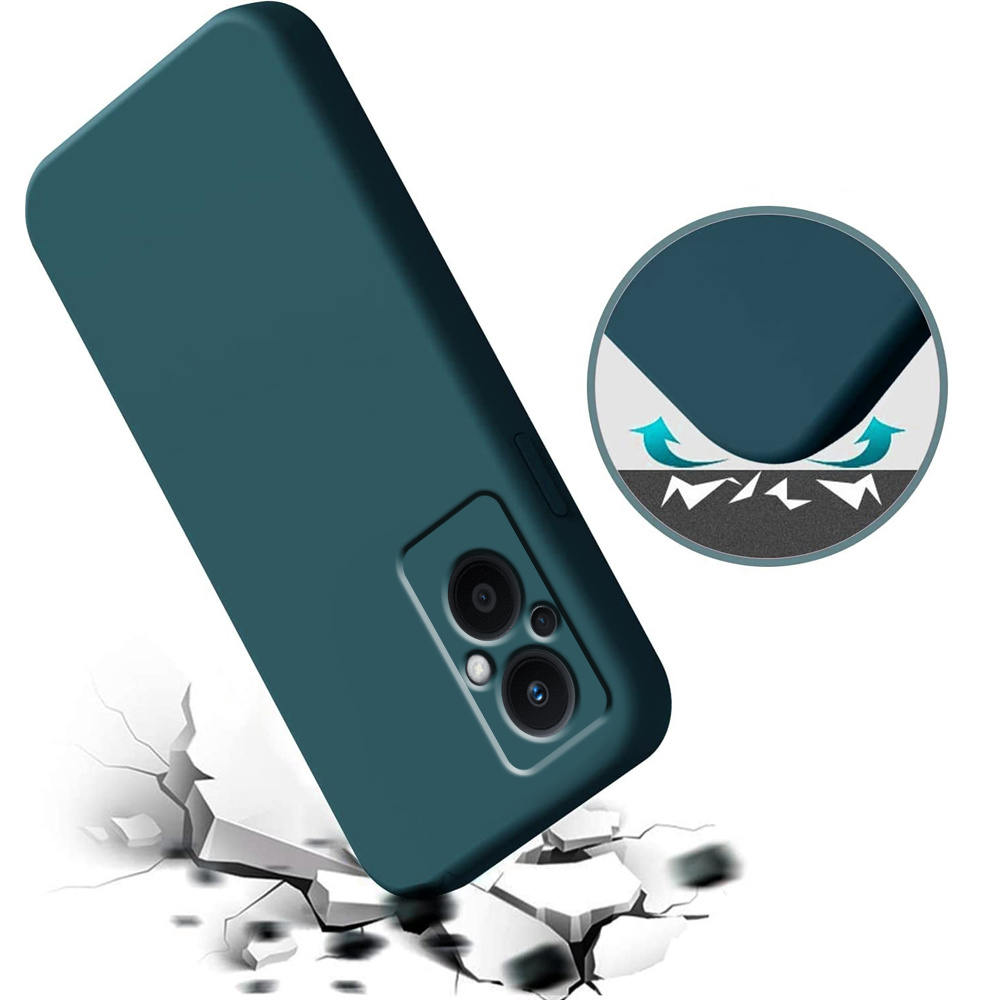 Oppo Reno7 Lite Hülle, Silikon Lite, Grün