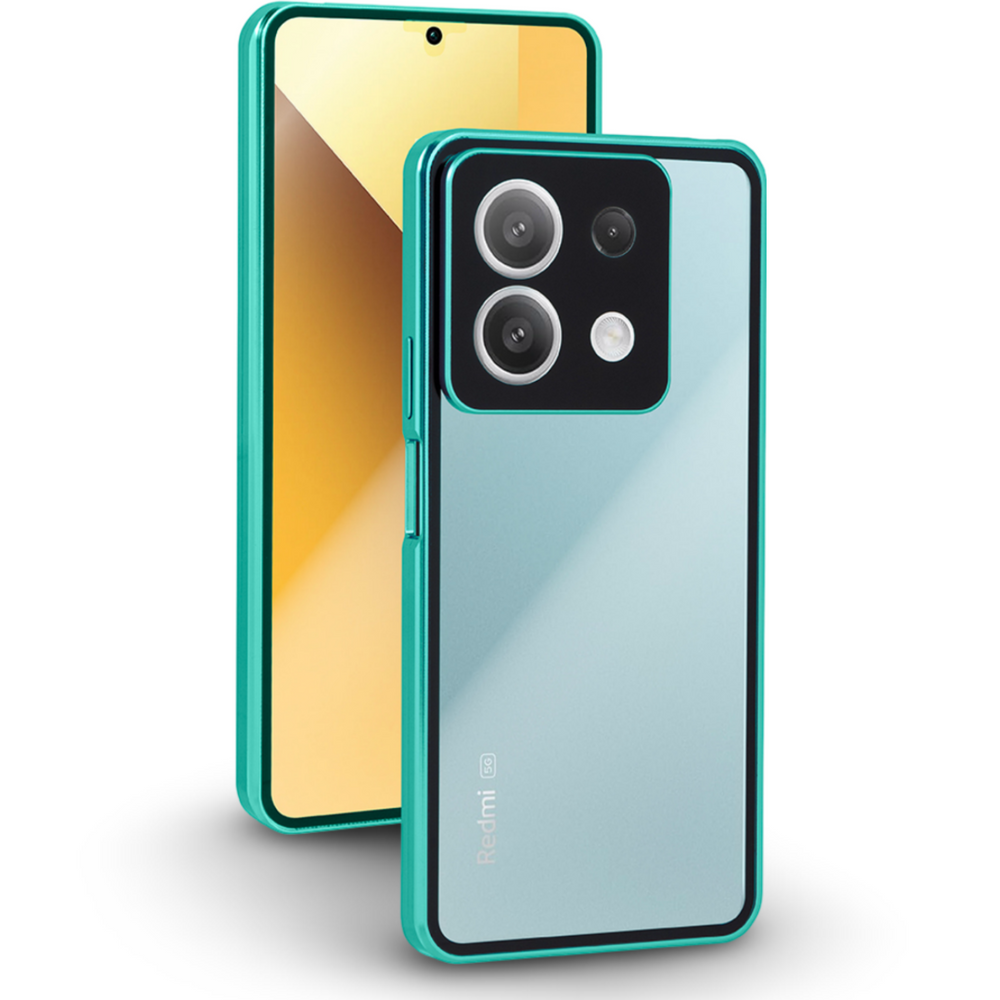 Schutzhülle Für Xiaomi Redmi Note 13 5g, Magnetisches Dualglas, Grün