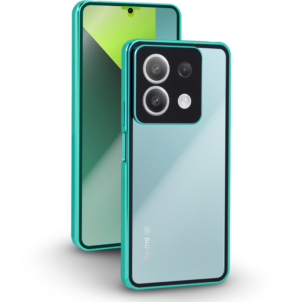 Schutzhülle Für Xiaomi Redmi Note 13 Pro 5g, Magnetisches Dualglas, Grün