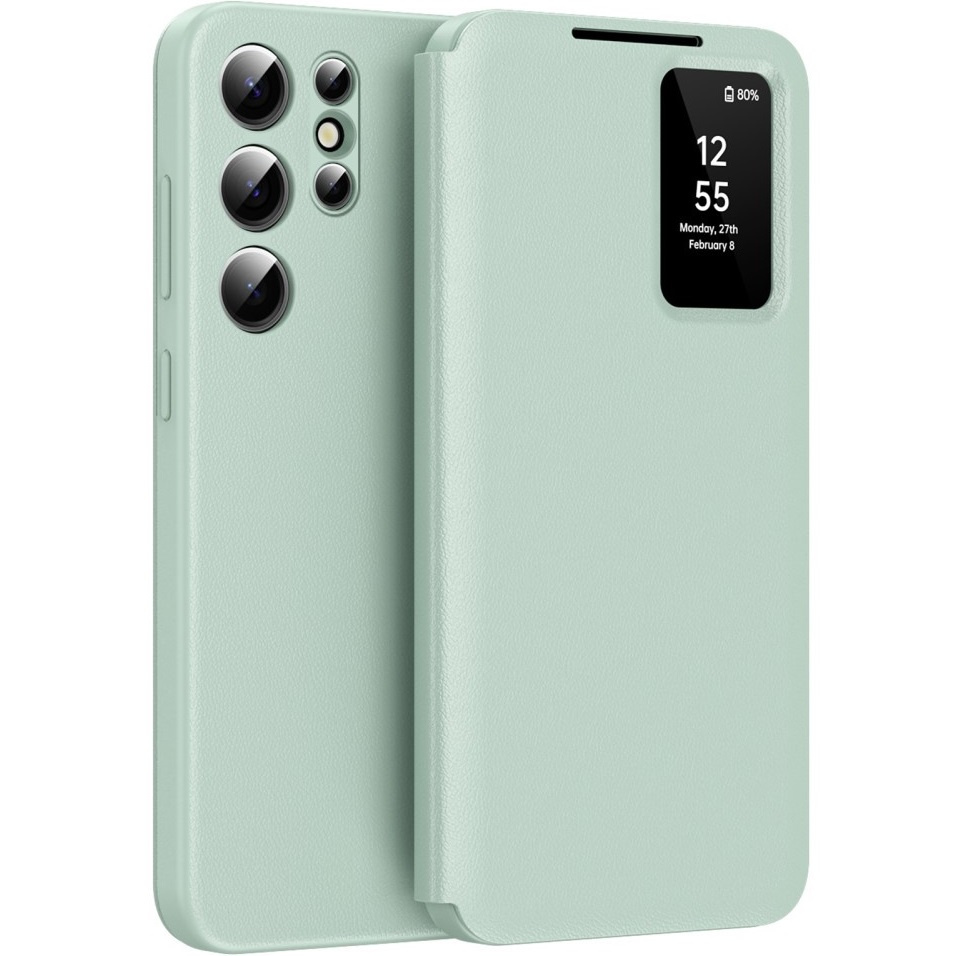 Samsung Galaxy S25 Ultra Smart View Wallet Flip Case, Grün
