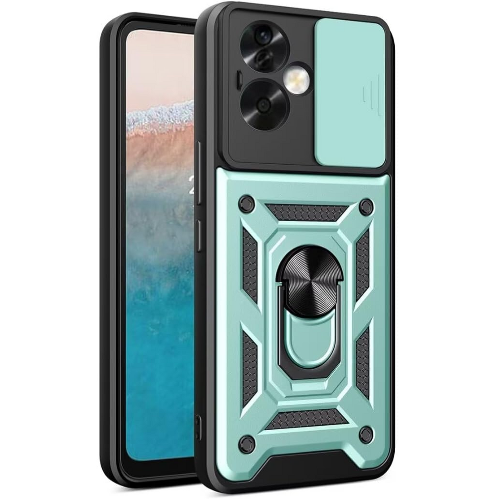 Gepanzerte Schutzhülle Für Oppo Reno 11f 5g, Camshield Slide, Grün