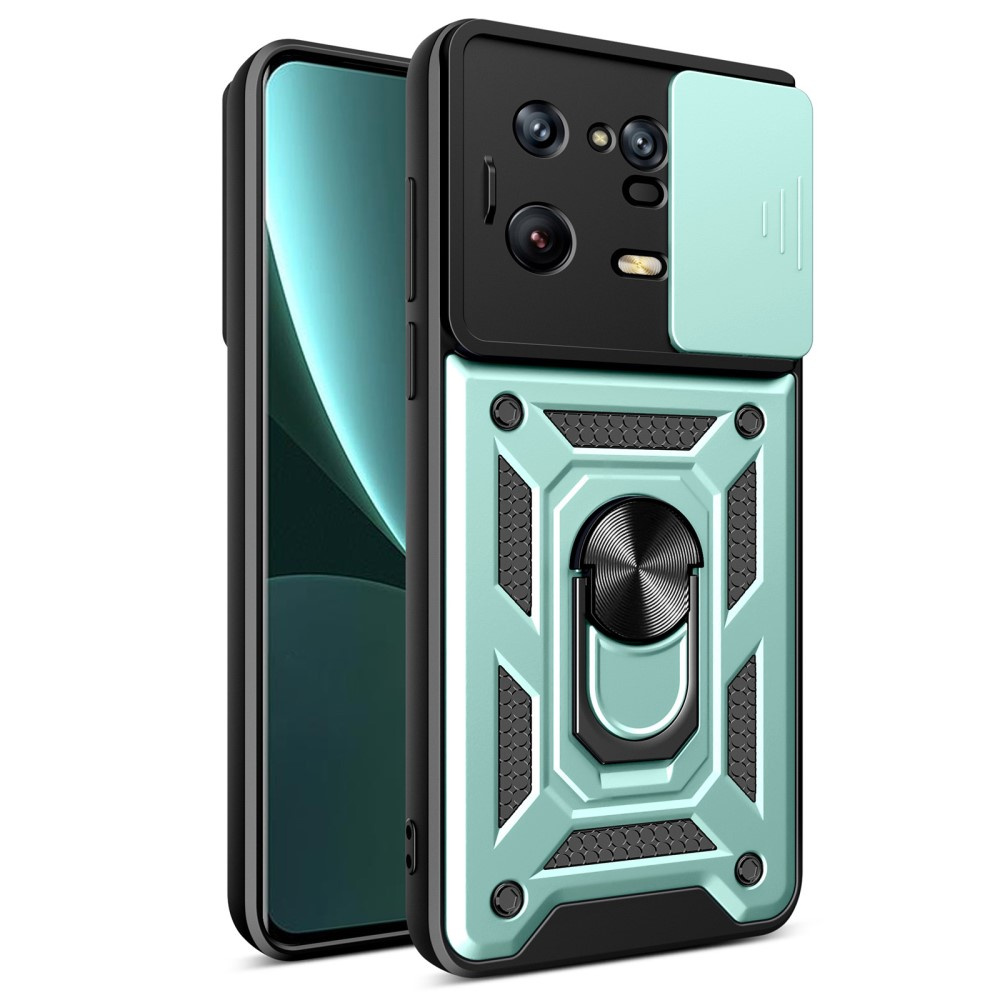 Schutzhülle Mit Schutzfunktion Für Xiaomi 13 Pro, Camshield Slide, Grün