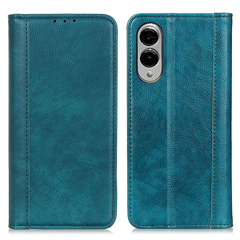 Samsung Galaxy S25 Edge Flip-hülle Aus Kunstleder, Grün