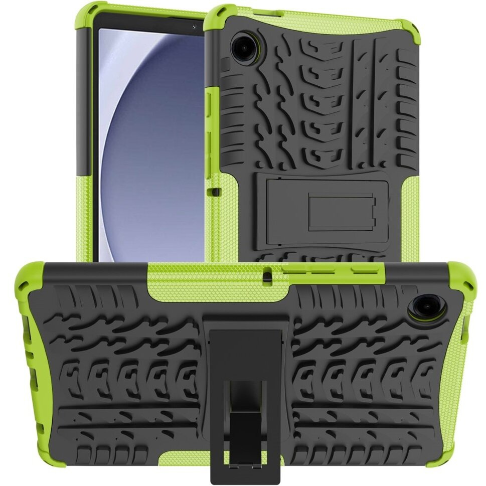 Samsung Galaxy Tab A9 Hülle, Tire Armor, Grün