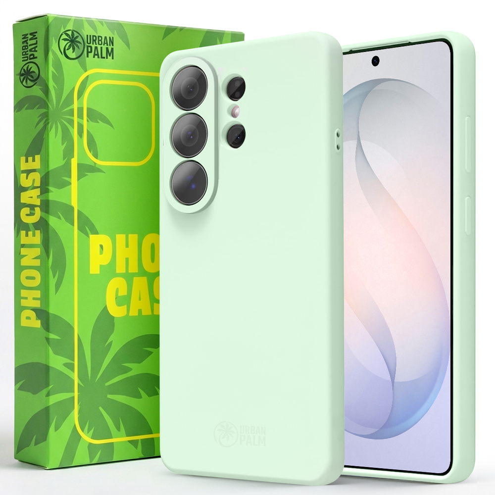 Urbanpalm Silikonhülle Für Samsung Galaxy S26 Ultra Mit Magsafe-anschluss, Mintgrün