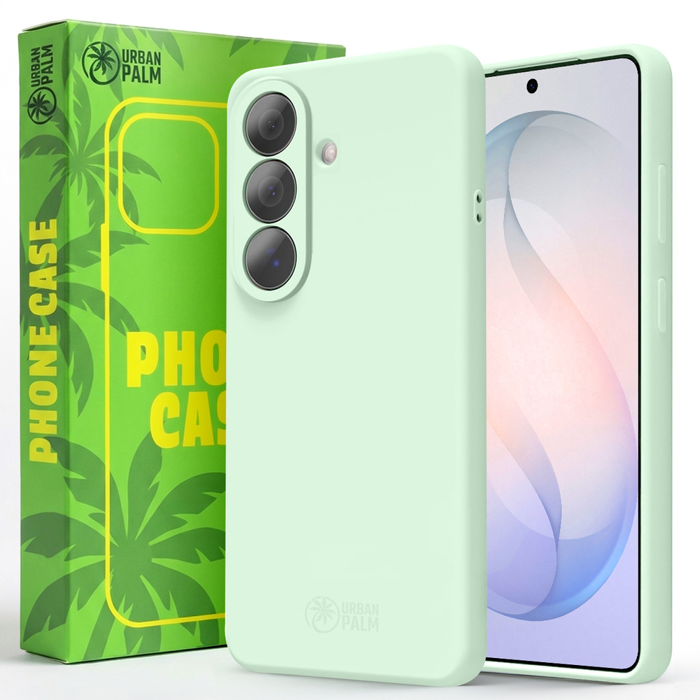Urbanpalm Silikonhülle Für Samsung Galaxy S26 Mit Magsafe-anschluss, Mintgrün