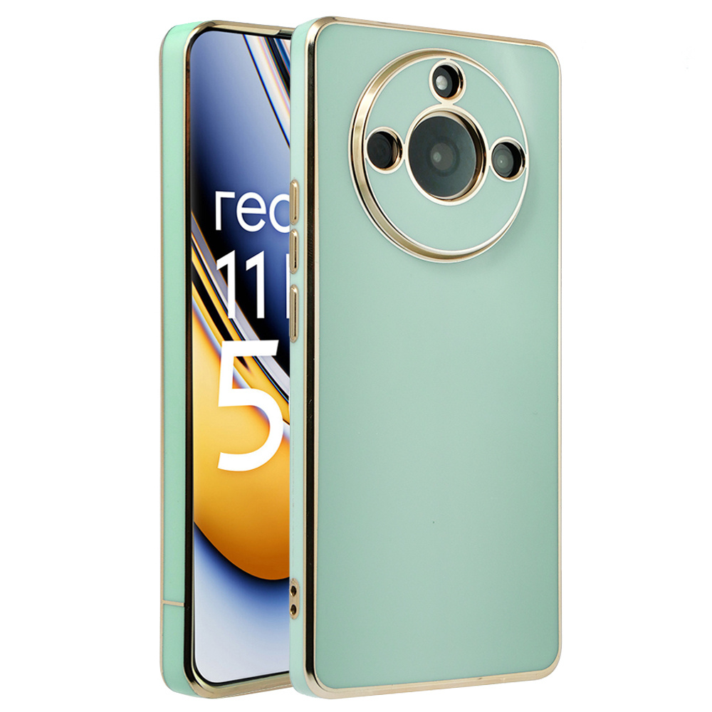 Realme 11 Pro 5g / Pro+ 5g Hülle, Glamour Camshield, Mint