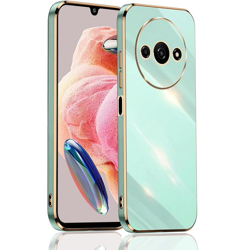 Hülle Für Xiaomi Redmi A3, Glamour Camshield, Mint