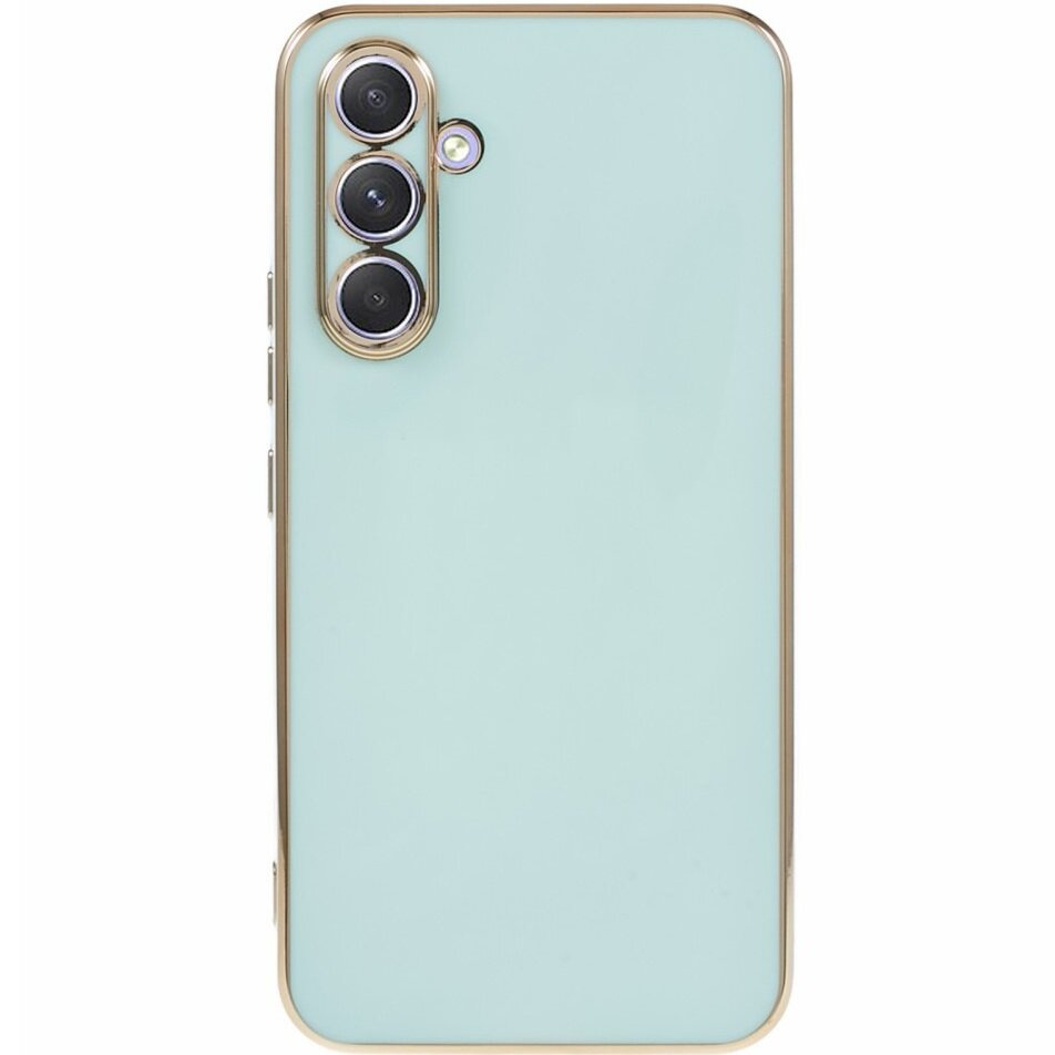 Schutzhülle Für Samsung Galaxy A15, Glamour Camshield, Mint + 9h-glas