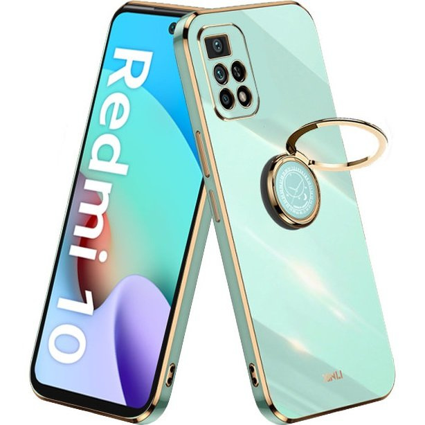 Hülle Für Xiaomi Redmi 10, Electro Ring, Mint