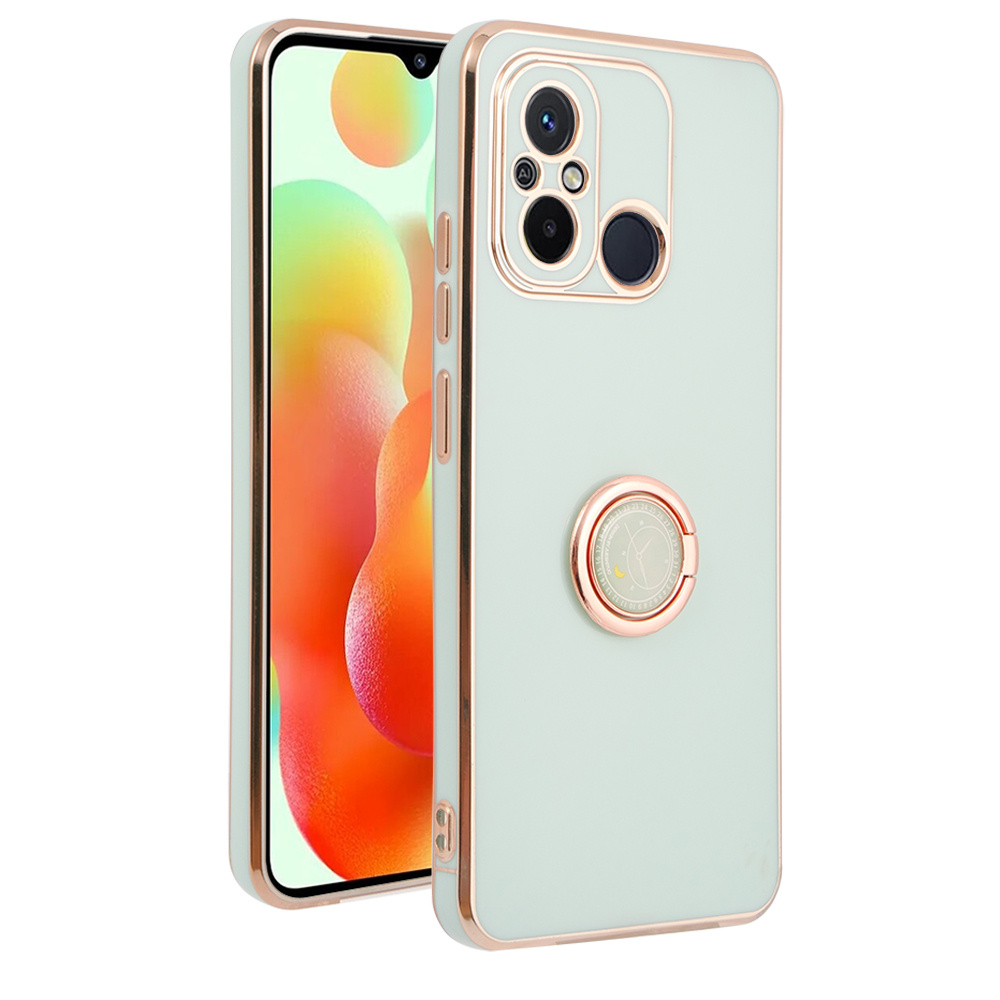 Hülle Für Xiaomi Redmi 12c, Electro Ring, Mint
