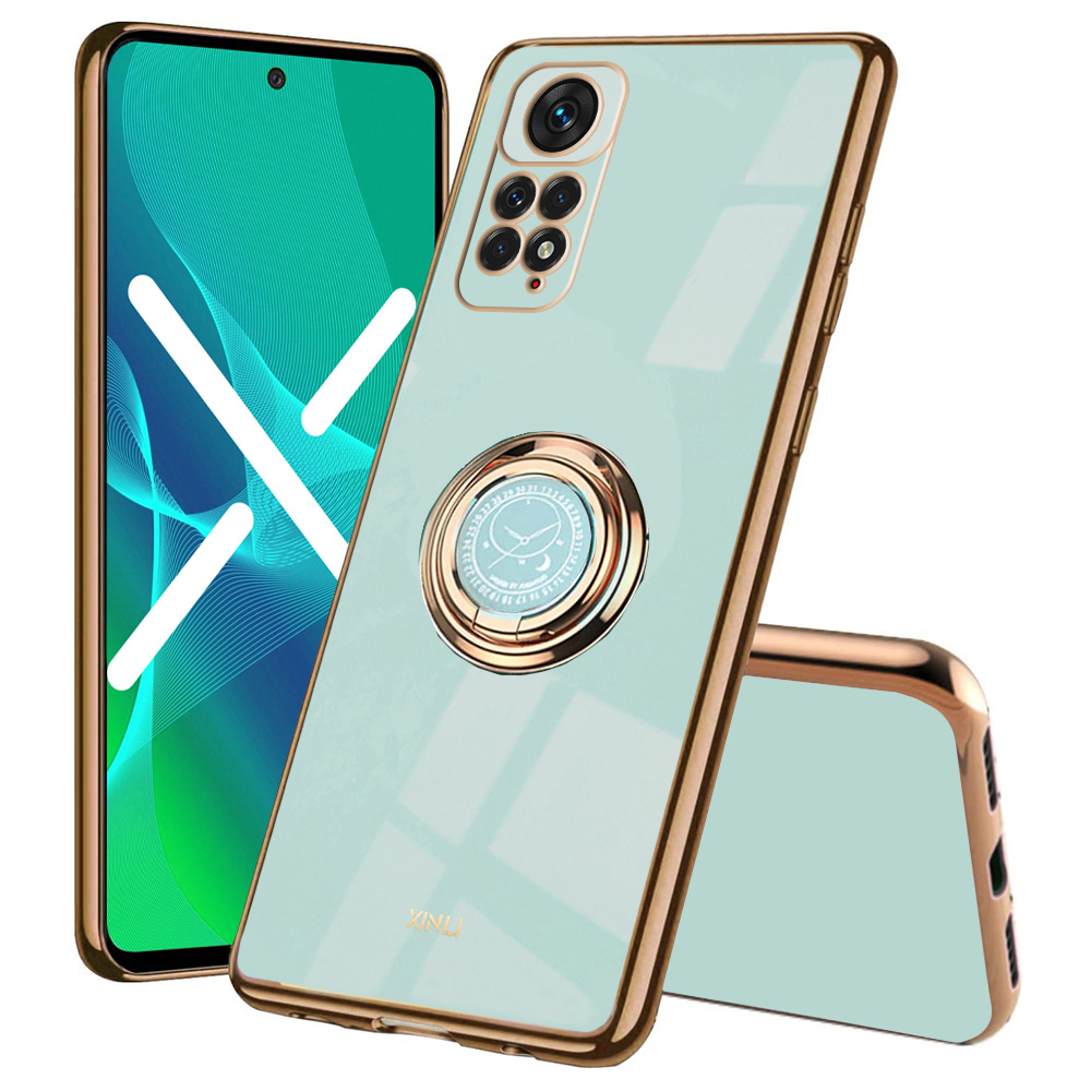 Schutzhüllen-set Für Xiaomi Redmi Note 11/11s, Electro Ring, Mint + Glas