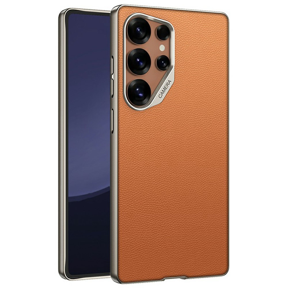 Samsung Galaxy S25 Ultra Hülle, Gkk Leder, Orange