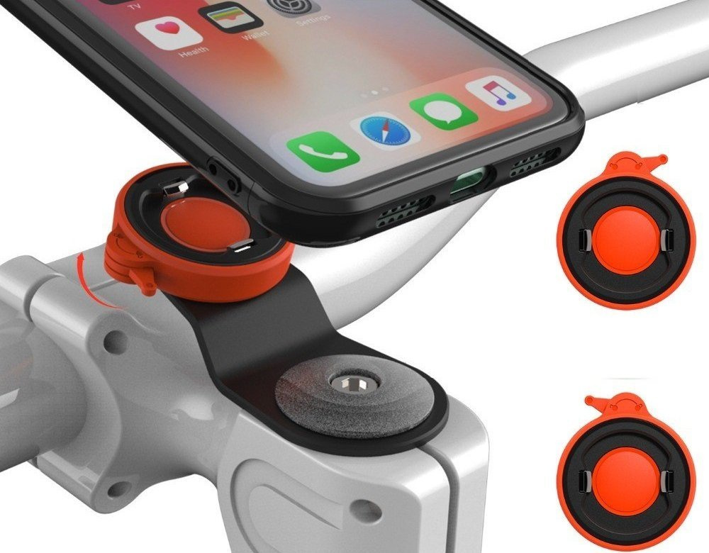 Fahrradlenkerhalterung + Schutzhülle Für Iphone 11 (6,1") - Befestigung Mit Verriegelungssystem