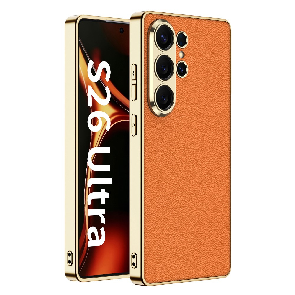 Samsung Galaxy S26 Ultra Hülle, Gkk Leder, Orange