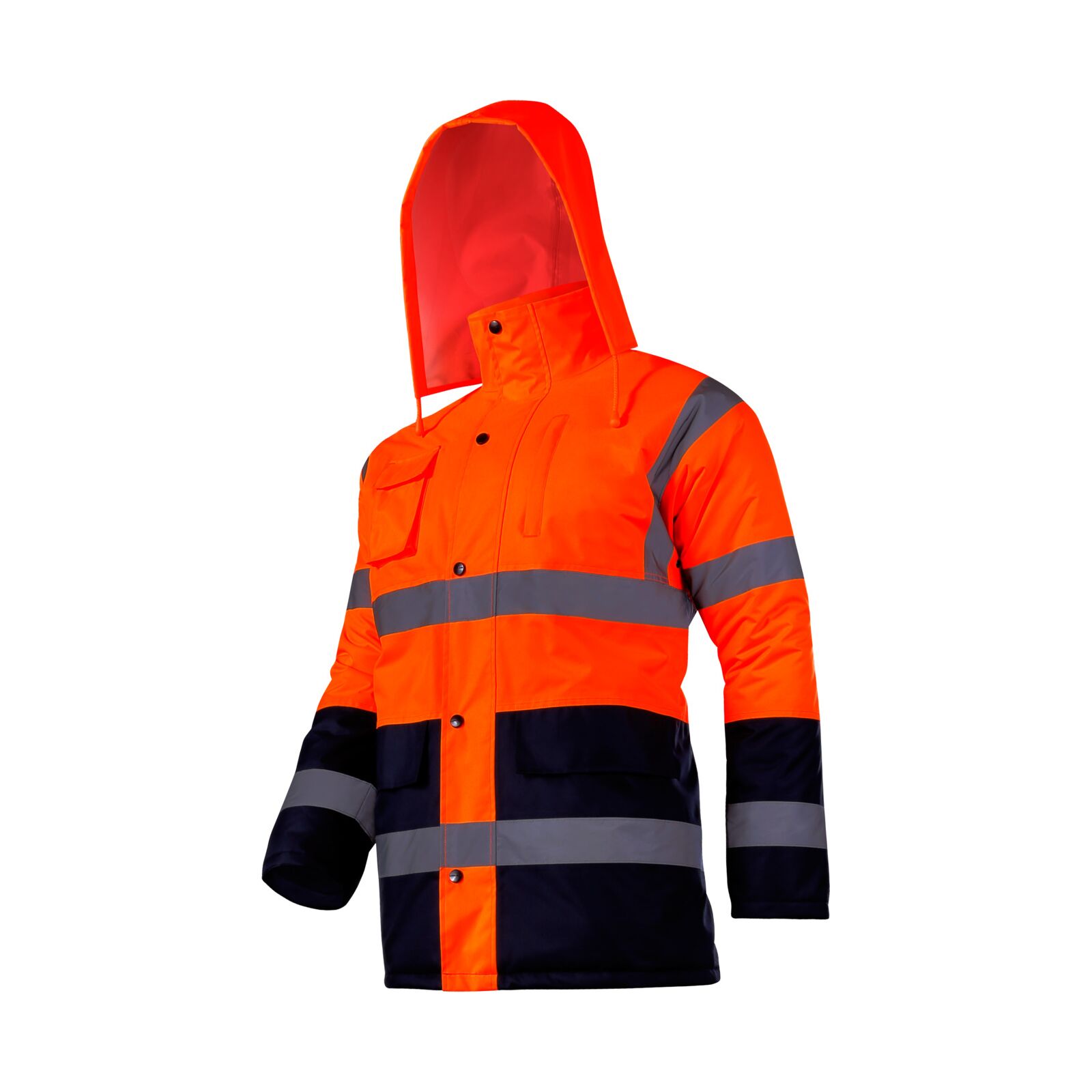 Warnweste Mit Isolierung, Orange, Größe L, Ce-zertifiziert