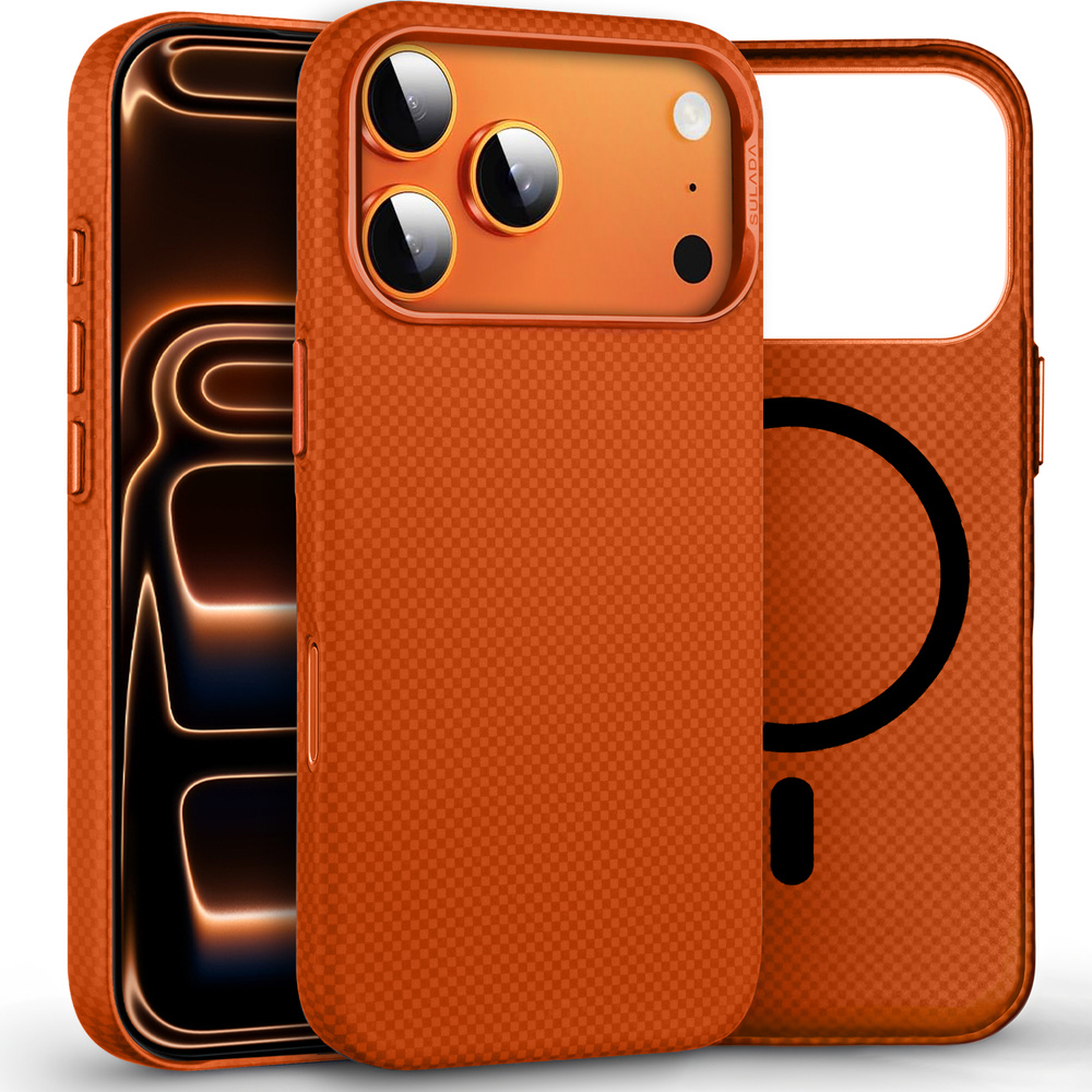 Sulada Hülle Für Iphone 17 Pro Max Mit Magsafe – Orange