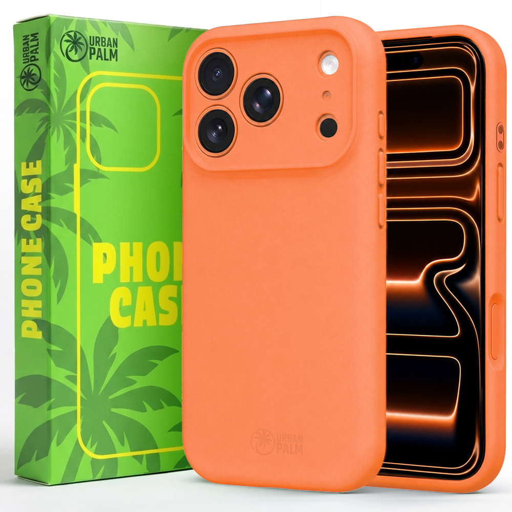 Urbanpalm Iphone 17 Pro Silikonhülle Für Magsafe, Juicy Orange