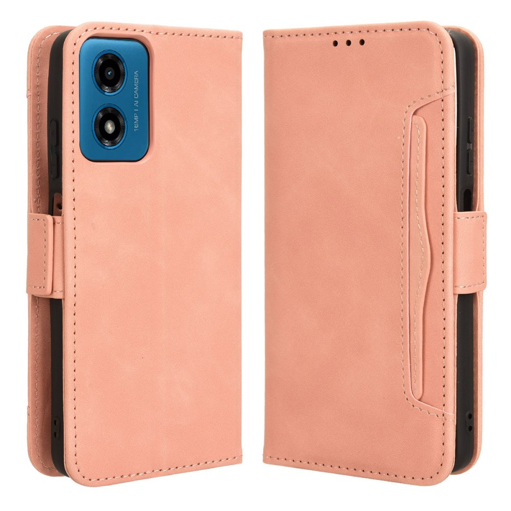 Klapphülle Für Motorola Moto G24 / G24 Power / G04, Mit Kartenfach, Pink