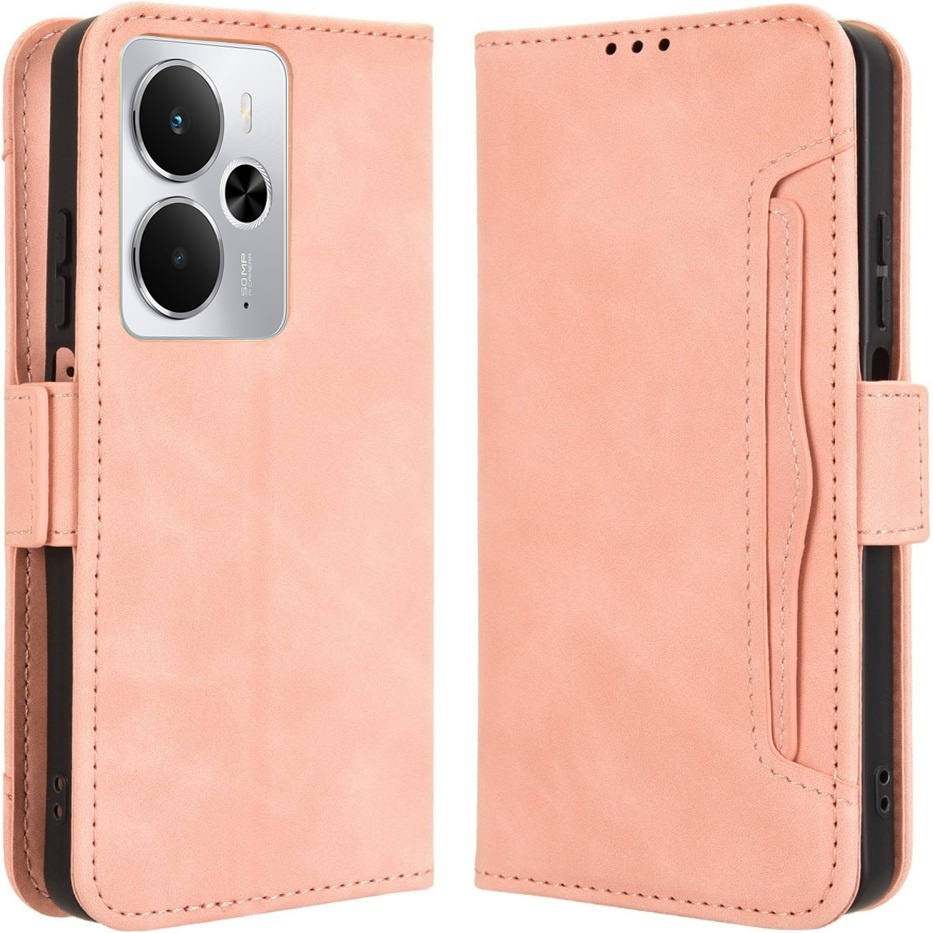 Klapphülle Für Realme 14 5g / Realme 14t 5g, Mit Kartenfach, Pink
