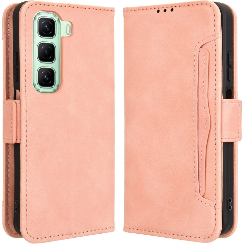Klapphülle Für Infinix Hot 50 4g, Mit Kartenfach, Pink