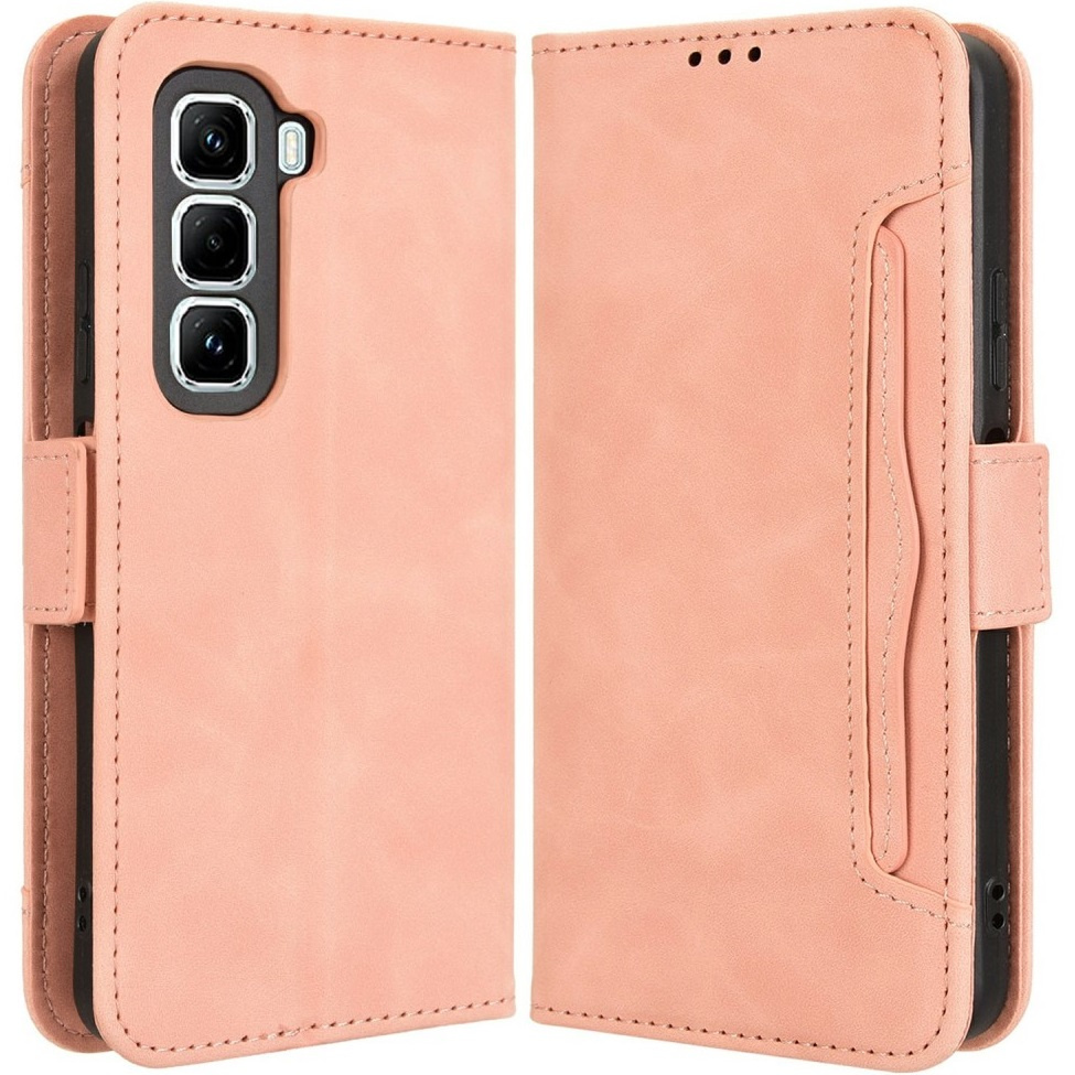 Klapphülle Für Infinix Hot 50 Pro 4g, Mit Kartenfach, Pink