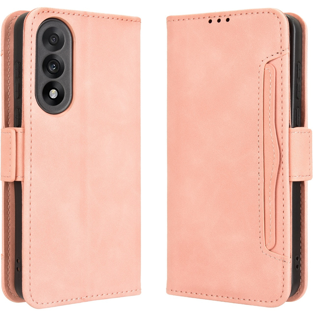 Klapphülle Für Oneplus Nord 5, Mit Kartenfach, Pink