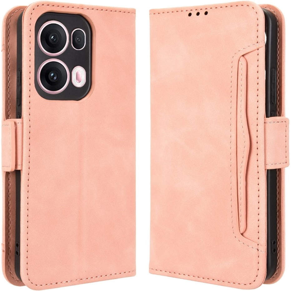 Klapphülle Für Oppo Reno 13 Pro, Mit Kartenfach, Pink