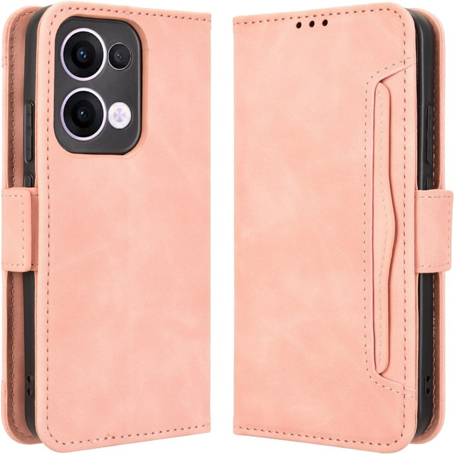 Klapphülle Für Oppo Reno 13, Mit Kartenfach, Pink