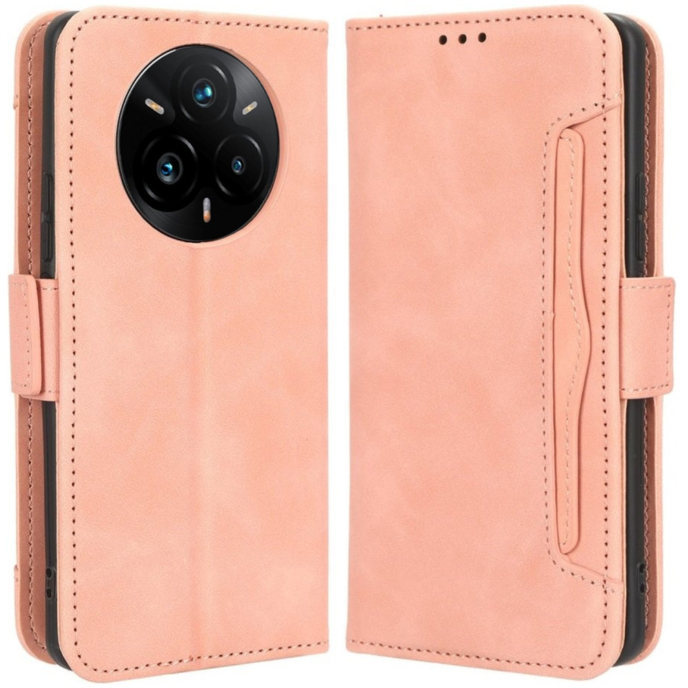 Realme 14 Pro+ 5g Flip Case, Kartenfach, Pink