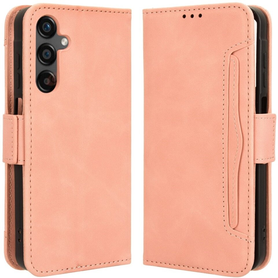 Klapphülle Für Samsung Galaxy A25 5g, Mit Kartenfach, Pink