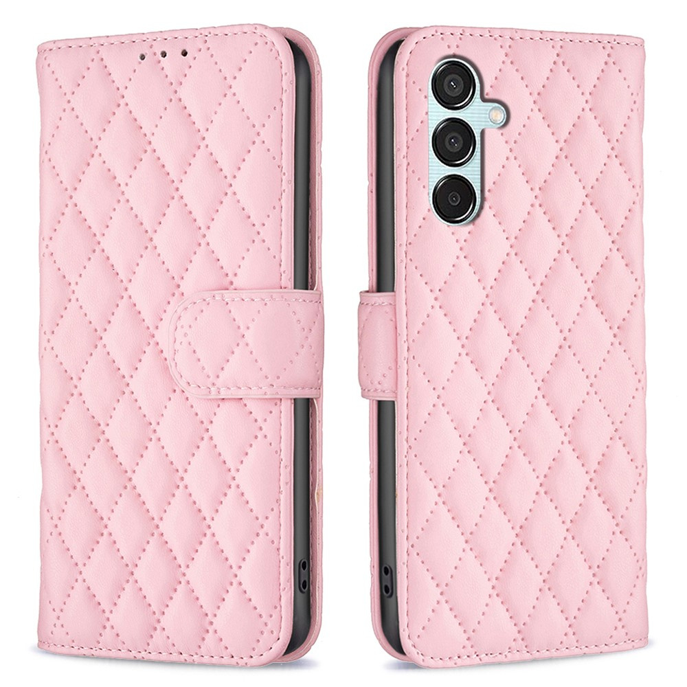 Klapphülle Für Samsung Galaxy M15 5g, Brieftaschenfunktion, Farbe: Binfen Pink