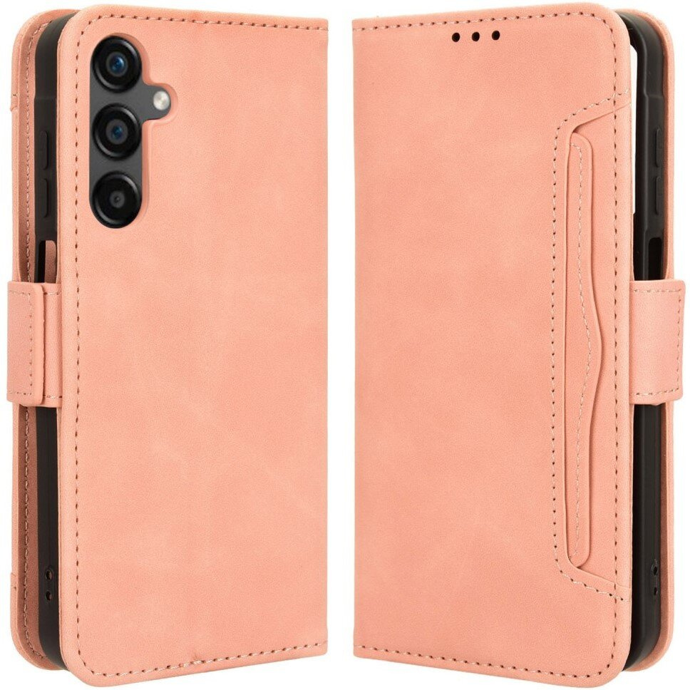 Klapphülle Für Samsung Galaxy M35, Mit Kartenfach, Pink