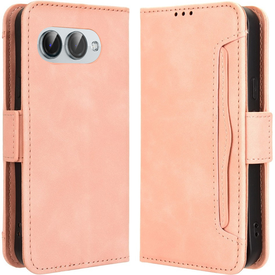 T Phone 3 5g Klapphülle, Kartenfach, Rosa