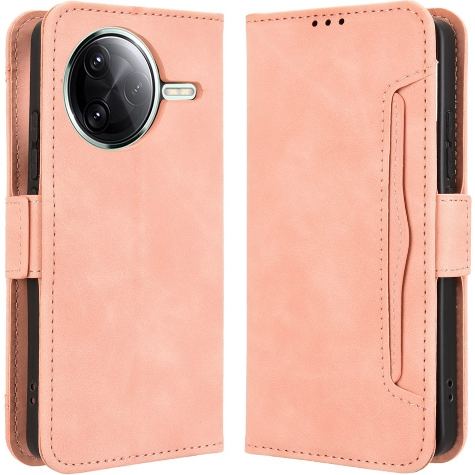 Klapphülle Für Xiaomi Poco F7 Ultra, Mit Kartenfach, Pink